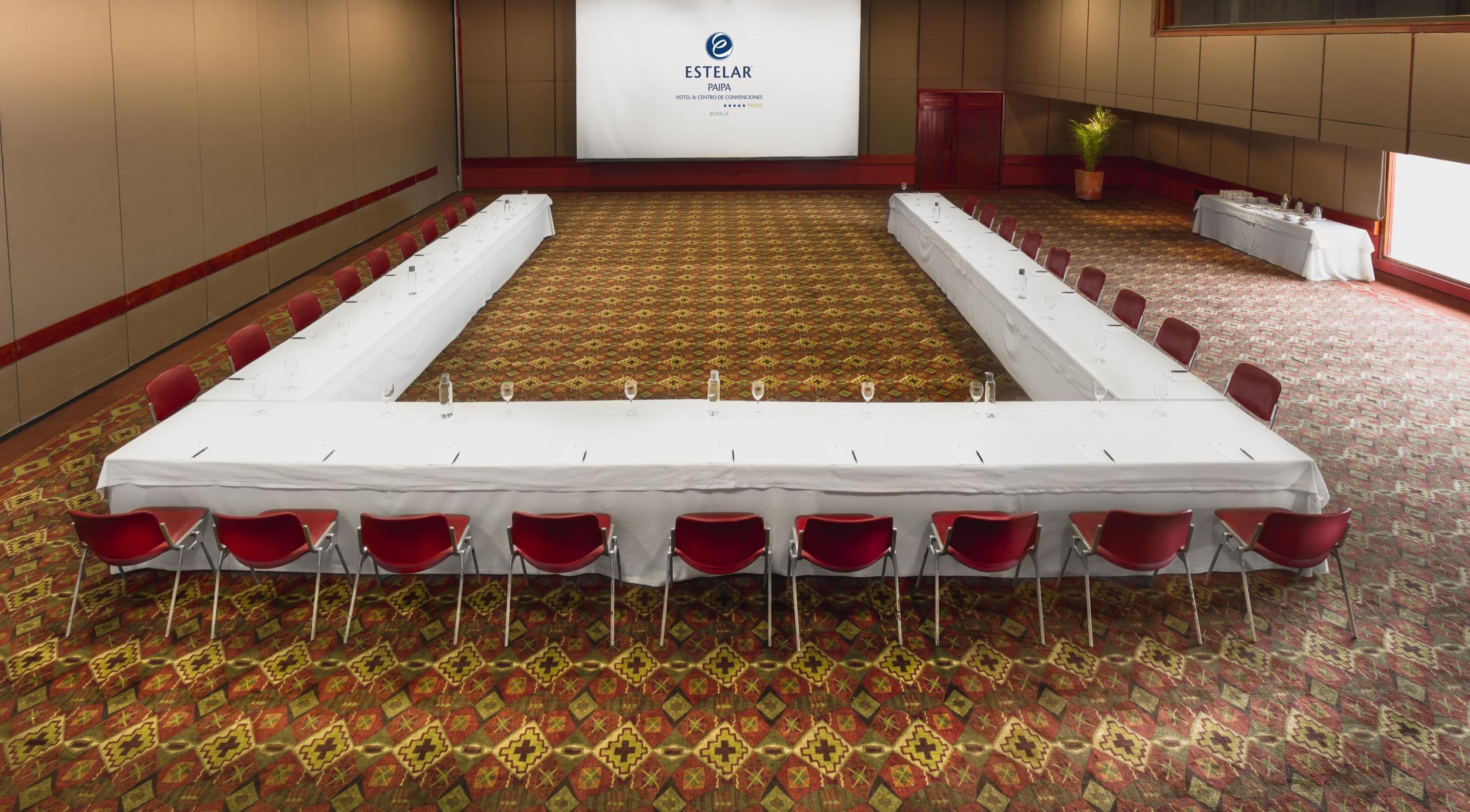 Estelar Paipa Hotel Spa & Y Centro De Convenciones Экстерьер фото U-shaped table layout