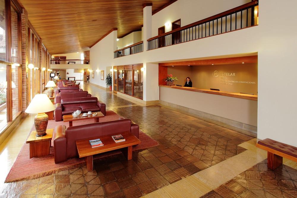 Estelar Paipa Hotel Spa & Y Centro De Convenciones Экстерьер фото The lobby of the hotel